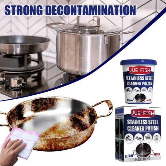 Svært effektiv rengjørings-og poleringspasta for kjøkkenutstyr i rustfritt stål