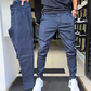 🔥Slim-fit casualbyxor i enfärgat tyg för herr