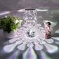 16 färger Rose Rays Crystal Diamond bordslampa