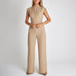 (🎁2024 Nyår Hot Sale🎁)Ärmlös jumpsuit med vida ben för kvinnor - KÖP 2 GRATIS FRAKT