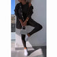 💗Sweatshirt 3-delat set (Gratis frakt)💗Cardigan med huva, väst, byxor