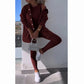 💗Sweatshirt 3-delat set (Gratis frakt)💗Cardigan med huva, väst, byxor