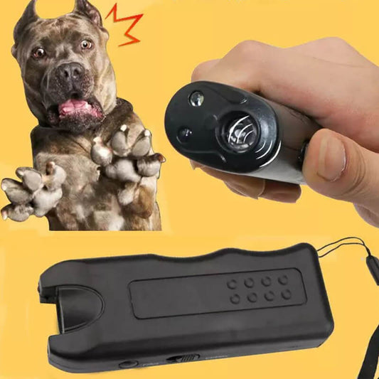 🎅Håndholdt Bark Control Luminous Ultrasonic Dog Repeller