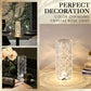 16 färger Rose Rays Crystal Diamond bordslampa