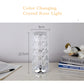 16 färger Rose Rays Crystal Diamond bordslampa
