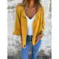 Casual cardigan i imitationsmocka